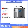 BYINTEK U80 Max Proiettore 3D 4K Cinema Android 11.0 WiFi Mini Proiettore DLP video home theater portatile 1080P con batteria - U80 Max