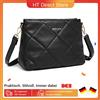 KONO Borsa a tracolla da donna Miss Lulu: borsa a tracolla, borsa media con Hardware dorato, elegante e pratica per la vita di tutti i giorni - Black