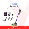 Laresar X11 550W 55000PA Aspirapolvere senza fili con potenza di aspirazione Palmare Smart Home Tazza per la polvere 60 minuti di autonomia 3 pezzi Set di filtri - EU PLUG