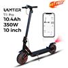 Lamtier T1 Pro Scooter elettrico 36V 10.4Ah Pieghevole 10 "E-scooter 350W Motore 25-30KM/H Velocità 120KG Capacità di carico Freno a disco posteriore -