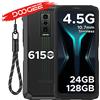 Doogee Blade10 Energy 6.56" Telefono robusto 10.7mm Ultra-sottile 24Gb Ram (4+20) 128Gb Smart Phone 6150Mah Batteria Widevine L1 Supporto - 4Gb 128Gb Network