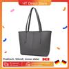 Miss Lulu Borsa a tracolla Miss Lulu DONNA-Elegante e spaziosa tracolla regolabile Borsa a mano in pelle PU shopper e valigetta - Grigio