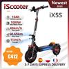 Other Scooter Scooter elettrico da 11 pollici iX5S 48V 15Ah 1000W 65 km Portata 45 km/h Scooter elettrici pieghevoli a doppia sospensione fuoristrada - ix5s