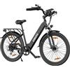 ESKUTE Polluno Plus Bici elettrica per adulti, Bicicletta da strada elettrica da 250 W, E-bike 36 V 20 Ah, Ebike da 26", Portata 100 km, Sensore di coppia - Polluno Plus 250W 36V20Ah 40KMH 100KM Range 26"