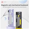 AJAZZ AK870 Tastiera meccanica da gioco con albero magnetico sostituibile a caldo Tutte le tasti Illuminazione Ambiente Gaming Office - Magnetic Switch