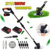 850 W/650 W Elettrico Cordless Tagliaerba 18000PRM Palmare tazza di carburante Sarchiatore Regolabile Attrezzo Da Giardino Con 2 PZ 21 V Batteria - 380W 21V 2 Battery
