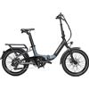 JOBOBIKE Ace Bici elettrica per adulti 250W Bicicletta da strada elettrica 36V 10Ah E-bike 20 pollici Ebike 25 km/h Portata 50 km - Ace sunset