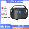 BYINTEK R20 Max Mini Proiettore 4K DLP Smart WiFi Android 11.0 LED 1080P Proiettori Home Theater Esterni Con Batteria 15600mAh -