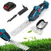 Seeiswork 2 IN1 Tagliasiepi Elettrico Cordless Palmare Diserbo Potatura Cesoie Arbusto Tosaerba Attrezzo Da Giardino Per Makita 18V Batteria - A battery