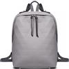 MISS LULU zaino grigio con motivo a prisma in pelle look-zaino da donna alla moda per la vita di tutti i giorni, i viaggi e il tempo libero. - Grigio