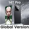 CHOTOG Nuovo 14T Pro Smartphone originale Telefono cellulare da 7,3 pollici 8000mAh Android 4G 5G Dual SIM Card Cellulari Versione globale Telefoni cellulari - Black 12GB 512GB