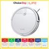 ILIFE Aspirapolvere robot ILIFE V2, autonomia di 120 minuti, aspirapolvere robot con ricarica automatica, sottile, silenzioso, ideale per peli di animali domestici e pavimenti duri - ILIFE V2
