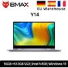 BMAX Y14 Laptop Notebook da 14 pollici Windows 11 16 GB di RAM LPDDR5 512 GB SSD 1920 * 1080 IPS Intel N100 laptop Computer tipo-c - Laptop and bag
