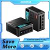 Ninkear AOOSTAR GEM12 Pro Max Mini PC con display, sblocco delle impronte digitali, AMD Ryzen 7 8845HS 8 Core Max 5,1 GHz, 32 GB DDR5 RAM 1 TB SSD - GEM12 Pro Max