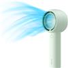 JISULIFE Mini ventilatore portatile Potente Trubo Ventilatori senza lama ricaricabili Ventilatore manuale personale ultra silenzioso Ventilatore portatile tascabile piccolo - White 2000mAh