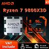 AMD Ryzen 7 9800X3D Gaming CPU R7 9800X3D 5.2GHz 8-Core 16-Thread 104M Game Cache Socket AM5 senza confezione per PC Gamer