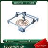 SCULPFUN Incisore laser SCULPFUN S9 da 5,5 W, punto compresso ultrafine da 0,06 mm, laser a diodi, alta precisione da 0,08 mm, area di incisione 410 * 420 mm