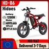 Hidoes Bici elettrica Hidoes B6 1200W Motore di potenza 48V15.6AH Batteria al litio Moto Bici elettrica 20*4 in Fat Tire Neve E-bike - 1200W 48V 15.6Ah