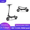 OOTD T10 Scooter Elettrico 900W Potenza di Picco 48V13AH Grande Schermo Città Scooter Elettrico Schermo LED 11 pollici Pneumatico Elettrico Portatile Sco - Il nero