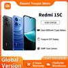 Xiaomi Versione globale Redmi 15C 4GB 256GB Display da 6,9" 33W Ricarica rapida 6000mAh 120HZ USB Type-C Registrazione video 1920 x 1080px NFC - Moonlight Blue