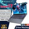 BIOSSANCE 2025 15.6 "Intel Core i7 6500U Computer Portatile PC Windows 11 16GB DDR4 1TB SSD Laptop Retroilluminati Ufficio Impronte Digitali Sblocco Gioco PC - BIANCO