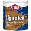 ATTIVA Impregnante protettivo per legno LIGNOTEX 750 ml azione profonda pronto al'uso (NOCE CHIARO)