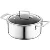 FLORINA ARISTO pentola in acciaio inox da 20 cm e 2,7 l con coperchio in vetro | Per piani cottura a induzione, a gas, elettrici | Con effetto nido d'ape | Puoi cuocerlo in forno | Durevole e solido