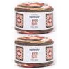 Bernat All in One Blanket Granny Choco Berry Filato - 2 confezioni da 240 g/8,5 oz - 100% poliestere - #6 Super Bulky - 150 metri - per maglia/uncinetto