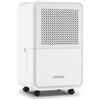 FANTASK Deumidificatore da 15 l/giorno, dimensioni della stanza circa 20 m², deumidificatore elettrico con 4 modalità e 2 velocità, serbatoio dell'acqua da 2,5 l, timer da 24 H, modalità sonno ≤ 45 dB