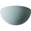 jhonsorr germany design Applique da Parete in Pietra Colore Gesso Bianco 35W per uso Interno