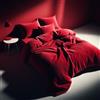 Comfort Collections Set copripiumino Comfort Collections con orsetto, super morbido in pile, calda coperta invernale con federe, Rosso, per letto king size: circa 230 x 220 cm