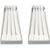 Godneei 8 Candele Torce Tortili, Candele Spirale Premium per Cena e Decorazione, Lunga Durata di Combustione, Set di Candele Anti-Goccia per Decorazione Tavola, Matrimonio, Natale & Feste (Bianco)