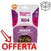 Natural Code K04 Dog Snack Superfood Salmone - Confezione Da 120 Gr - CONFEZIONE RISPARMIO