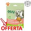 Oasy Dog Snack Biscotti Ripieni Salmone e Mirtilli Rossi - Confezione Da 80 Gr - CONFEZIONE RISPARMIO