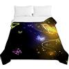 Surwin Trapuntino Copriletto Trapuntato Primaverile Estivo,Stile Moderno,Trapuntino in Morbida Microfibra con Farfalla 3D Leggero Coperta Letto Singolo Matrimoniale (Sogno Viola,130x150cm)