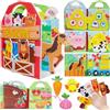 Sunsorld Busy Board Montessori 1 Anno, Pannello Sensoriale Bambini Montessori Giochi Educativi, Interattivo Quiet Book, Busy Board Regalo Bimbo Bimba
