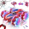 Kssvzz Spider Macchina Telecomandata per Bambini, 360° Ruotare e 2.4Ghz Monster Truck con Luce e Musica, 4WD RC Auto Acrobatica Giochi Bambini 3 4 5 6 7 8 9 Anni, Regalo Bambino Bambina per Compleanno Natale