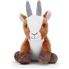 Zappi Co Capra di peluche (18 cm) - 100% riciclato, ecologico - Morbido e coccoloso peluche per neonato, bambino, infante