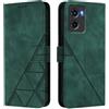 Generic Custodia per Motorola Moto G05 / E15 Flip Cover Caso Libro in PU Pelle Portafoglio Custodia Card Slot Supporto Chiusura Magnetica Cover per Motorola Moto G05 / E15, verde
