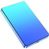 SUYING Hard disk esterno portatile HDD da 2 tb, 500 GB, 80 GB, USB 3.0, adatto per computer desktop, PS4, laptop, smartphone TV e altri dispositivi (160 GB, blu felice)