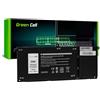 Green Cell Batteria H5CKD TXD03 per Dell Inspiron 13 7306 Silver 14 5400 5401 5406 5408 7300 7405 15 5501 5502 5508 5509 7506 Latitude 3410 Vostro 5300 5301 Portatile (3600mAh 15.2V Nero)
