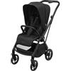 Maxi-Cosi Leona² Passeggino ultra compatto e leggero, chiusura con una mano, seduta reversibile, schienale regolabile, 3 posizioni, reclinazione piatta, 0-4 anni (0-22 kg), Twillic Black
