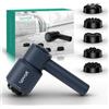 VOYOR-HEALTH Massaggiatore Elettrico Anti-cellulite Senza Fili, Body Sculptural Massaggiatore Gambe e Glutei Addome, Massaggiatore Portatile a 5 Teste Multifunzionali CM410 (Blu)