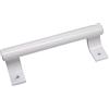 WANLIAN Maniglia per porta scorrevole in lega di alluminio, moderna maniglia in metallo per porte di balcone, bagno, armadio (bianco)