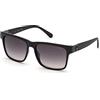 Guess 0 occhiali, Shiny Black, 58 per uomo