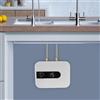 Sweetmile Scaldabagno elettrico mini serbatoio da 6 litri 1500 W 30-65 ° C Stoccaggio caldaia regolabile, istantaneo caldo, installazione rapida e facile per Kichen - BIANCO