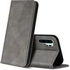 ZONNAVI Cover per Huawei P30 PRO, Flip Custodia Pelle PU con [Slot Cart] [Supporto Stand] [Magnetica], Cover a Libro Portafoglio per Huawei P30 PRO (Grigio)