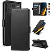 Yunubeyii Cover Libro per Xiaomi Poco X6 Pro 5G - [Blocco RFID] Luxury PU Leather Portafoglio Card Holder Magnetic Phone Custodia con Kickstand, Cover Protettiva Antiurto, Nero