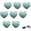 Zerniple Pomelli per porte in ceramica per cassetti, per camera dei bambini, con viti (8 pezzi)