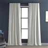 HPD Half Price Drapes BOCH-PL1611-120 Bellino Tenda Oscurante, Misto Poliestere, Bianco Sporco, W 50 x L 120 (1 Panels)